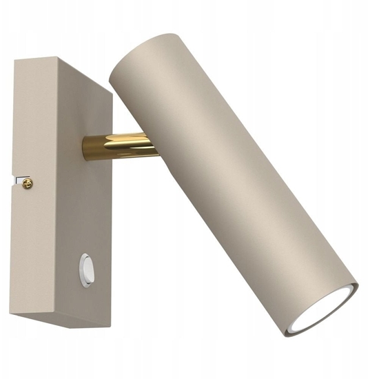 Picture of Luminex Axion 256 kinkiet lampa cienna spot 1x8W GU10 beowy/zoty