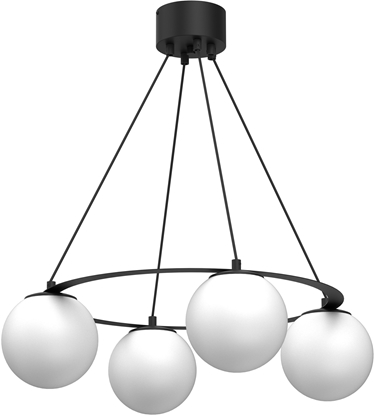Picture of Luminex Ballo 5585 lampa wiszca zwis 4x15W E27 czarna
