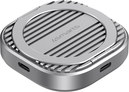 Attēls no Magnetyczna obudowa SSD 4smarts do 4TB    z podpórk 3C MagSafe szary 541311