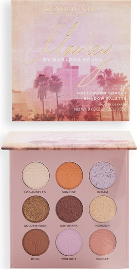 Picture of Makeup Revolution Makeup Revolution X Marley by Marlena Sojka Paletka cieni do powiek Hollywood (9) 1szt