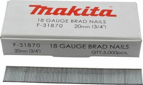 Picture of Makita Gauge Brad Nails 1,2x20mm F-31870  5000 pcs.