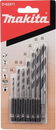 Attēls no Makita Holzbohrer-Set 7tlg 1/4