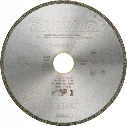Изображение Makita MAKITA DIAMOND BLADE 125x22.23mm FULL (WET) MARBLE