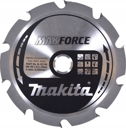 Изображение Makita MAKITA PIA TARCZOWA  165x20x10z MAKFORCE DREWNO