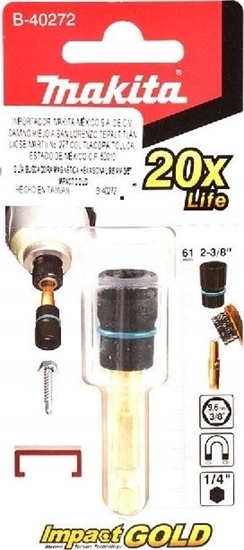 Picture of Makita NASADKA 9.6*61MM Z WYMIENNYM UCHWYTEM 1/4' HEX