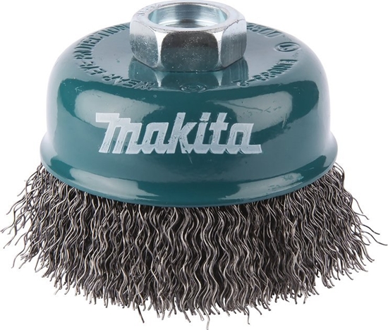 Picture of Makita Szlifierska szczotka druciana z drutem falistym - gwint wewntrzny M14 75mm/0,3mm D-24094