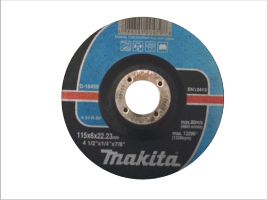 Picture of Makita Tarcza do szlifowania metalu wypuka 125x22,2x6,0mm (D-18465)