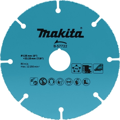 Picture of Makita TUNGSTEN CARBIDE GRIT BLADE 125X22.23MM