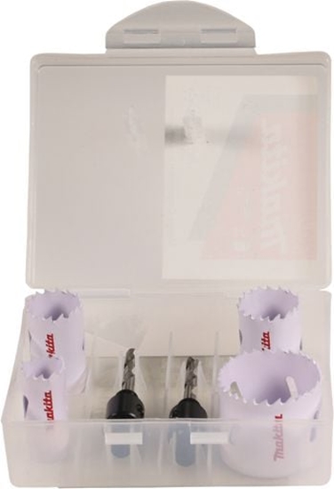 Picture of Makita Zestaw otwornic BiM 22-51mm + adapter i wierta 6szt. (D-33657)