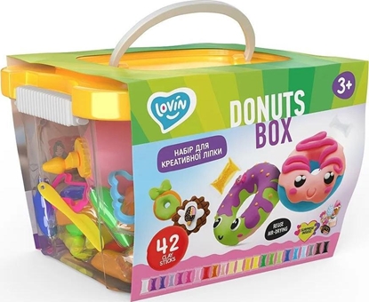 Изображение Maksik Ciastolina Zestaw kreatywnoci Donuts box 70109 UA