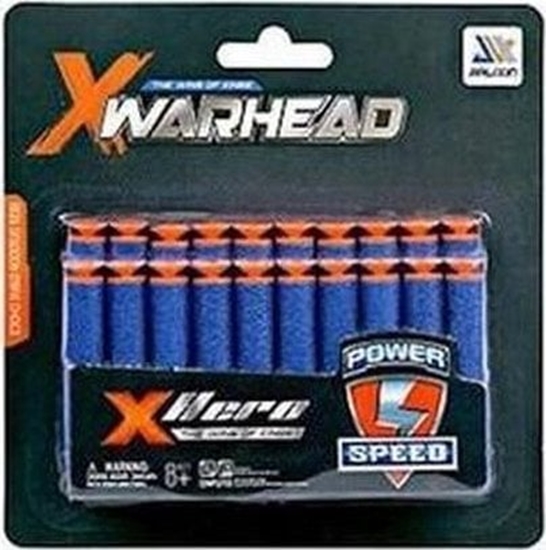 Изображение Maksik PROMO Strzaki piankowe, naboje  z przyssawkami 20 sztuk JLX7112