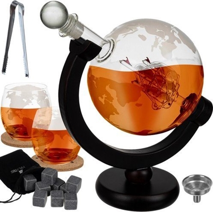 Attēls no Malatec Zestaw do whisky w ksztacie globusa