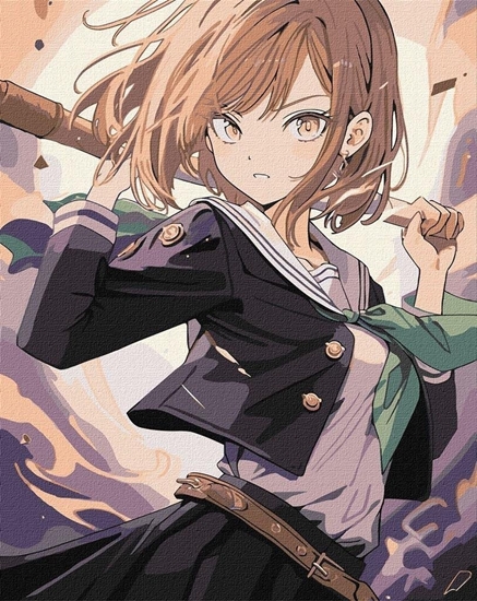 Picture of Malowania po numerach - Nieustraszona dziewczyna