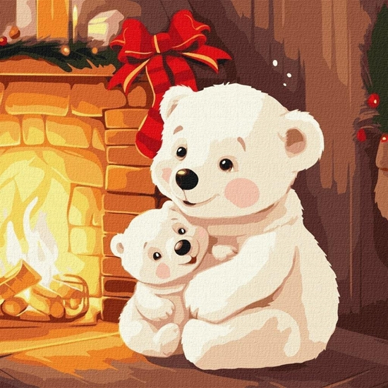 Picture of Malowanie po numerach - Domowe ciepo 40x40cm