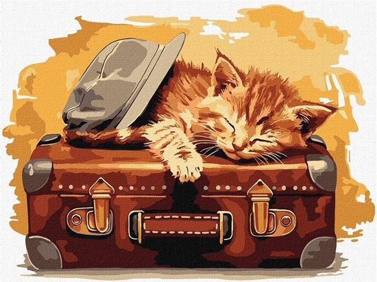 Picture of Malowanie po numerach - Gotowy do podróy 30x40cm