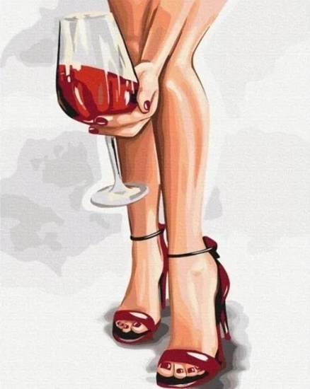 Picture of Malowanie po numerach - Gracja szka 40x50cm