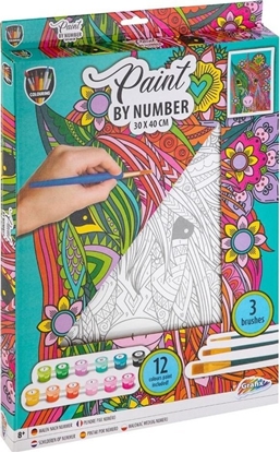 Picture of Icom Malowanie po numerach - Jednoroec 30x40cm