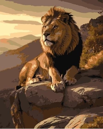 Изображение Malowanie po numerach - Król Bestii 40x50cm