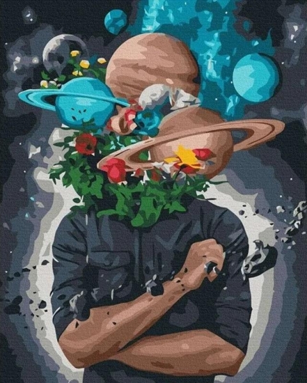 Picture of Twoje Hobby Malowanie po numerach - Mój kosmos 40x50cm