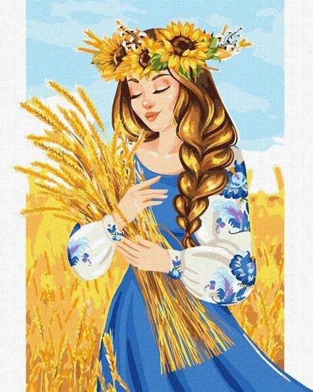 Изображение Ideyka Malowanie po numerach - Moja ziemia 40x50 cm