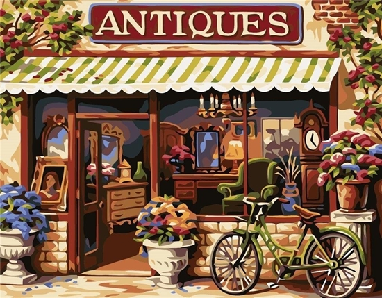 Picture of Norimpex Malowanie po numerach - Sklep z antykami 40x50cm