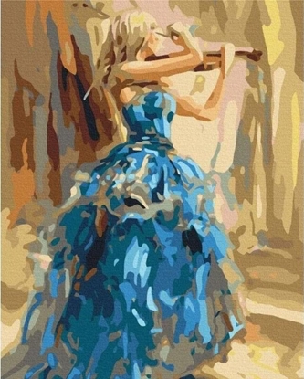 Picture of Twoje Hobby Malowanie po numerach - Skrzypaczka 40x50cm
