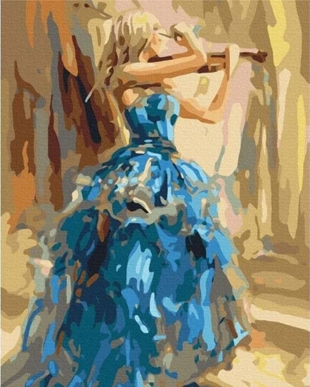 Picture of Twoje Hobby Malowanie po numerach - Skrzypaczka 40x50cm