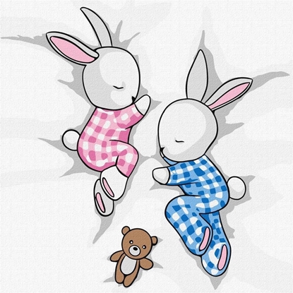 Изображение Malowanie po numerach - Sodkie sny 2 Kids 25x25cm