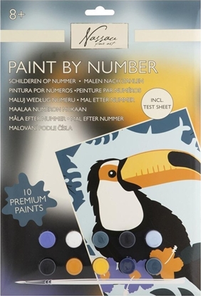 Picture of Malowanie po numerach - Tukan 32x22cm