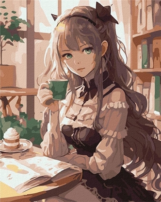 Изображение Malowanie po numerach - Wdziczne pikno 40x50cm