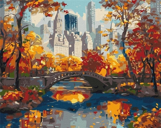 Изображение Ideyka Malowanie po numerach - Zoty park 40x50cm