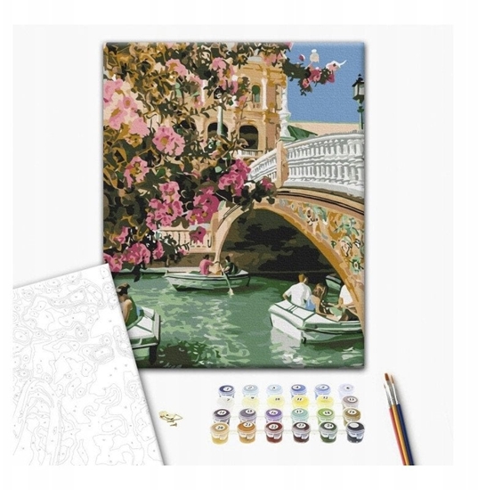 Picture of Malowanie po numerach BRUSHME, 40x50 cm, Wenecja wiosn, 1 szt., w pudeku