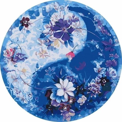 Picture of Malowanie po numerach okrge - Energia ycia 40cm