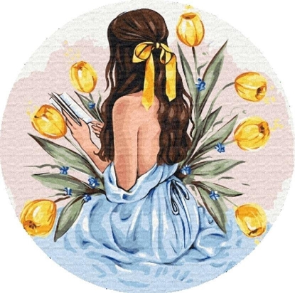 Picture of Malowanie po numerach okrge - Historia tulipanów