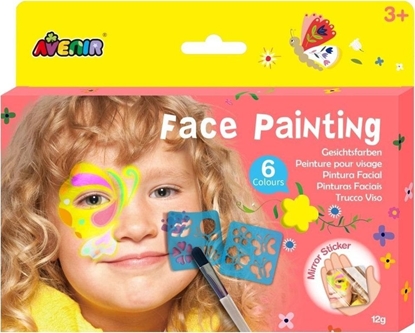 Изображение Malowanie twarzy - Motyl 6kol