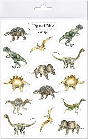 Изображение Mama Maluje Naklejki Dinozaury