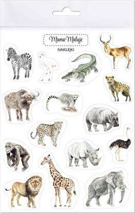 Изображение Mama Maluje Naklejki Zwierzta Afryki