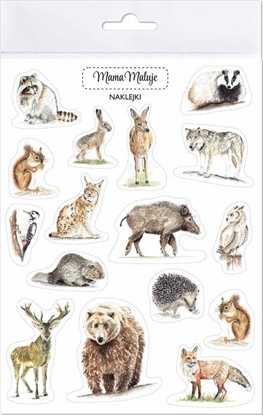 Изображение Mama Maluje Naklejki Zwierzta lene