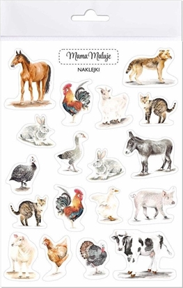 Изображение Mama Maluje Naklejki Zwierzta wiejskie