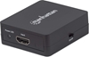 Picture of Manhattan HDMI Splitter 2-Port , 1080p, Black, Displays output from x1 HDMI source to x2 HD displays (same output to both displays), USB-A Powered (cable included, 0.7m), Three Year Warranty, Retail Box