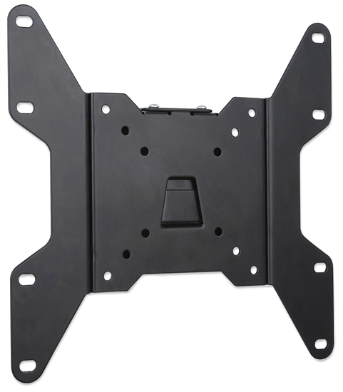 Изображение Manhattan TV & Monitor Mount, Wall, Fixed, 1 screen, Screen Sizes: 23-42", Black, VESA: 75x75 to 200x200mm, Max 30kg, Lifetime Warranty