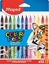 Attēls no Maped FLAMASTRY COLORPEPS ANIMALS MAPED 12 SZTUK 845403