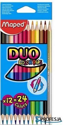 Изображение Maped Kredki Colorpeps Duo 12=24 kolory (165609)