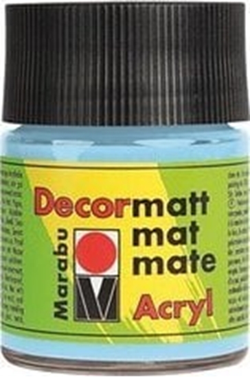 Изображение Marabu Marabu Decormatt Acryl, 50 ml, Blue, Matte, Bottle, Weatherproof