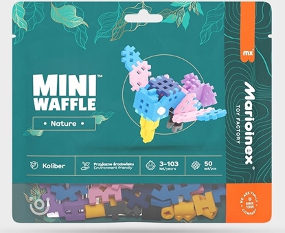 Attēls no Marioinex Klocki Mini Waffle Nature - Koliber 50 elementów