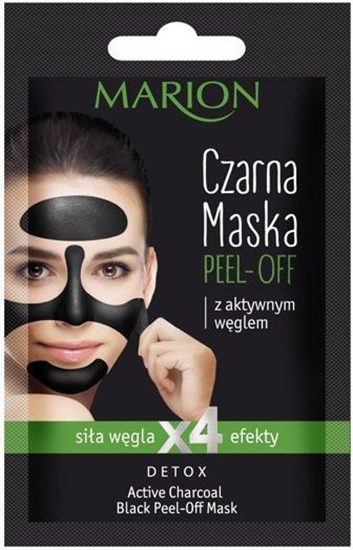 Picture of Marion Detox Aktywny Wgiel Maska czarna peel-off 6g