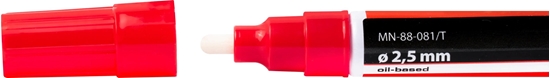 Picture of MARKER BUDOWLANY OLEJOWY CZERWONY; TUBA; KOCÓWKA GR. 2,5 MM; 10 ML [EXPERT]