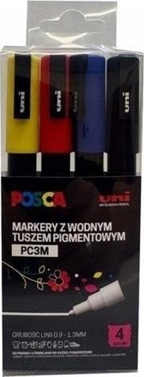Picture of Markery plakatowe PC-3M 4 kolory POSCA UNI
