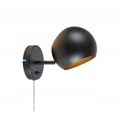 Picture of Markslojd Edgar 108753 kinkiet lampa cienna 1x40W E14 czarny