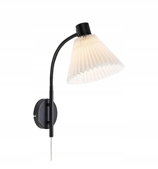 Picture of Markslojd Mira 108752 kinkiet lampa cienna 1x40W E14 czarny/biay